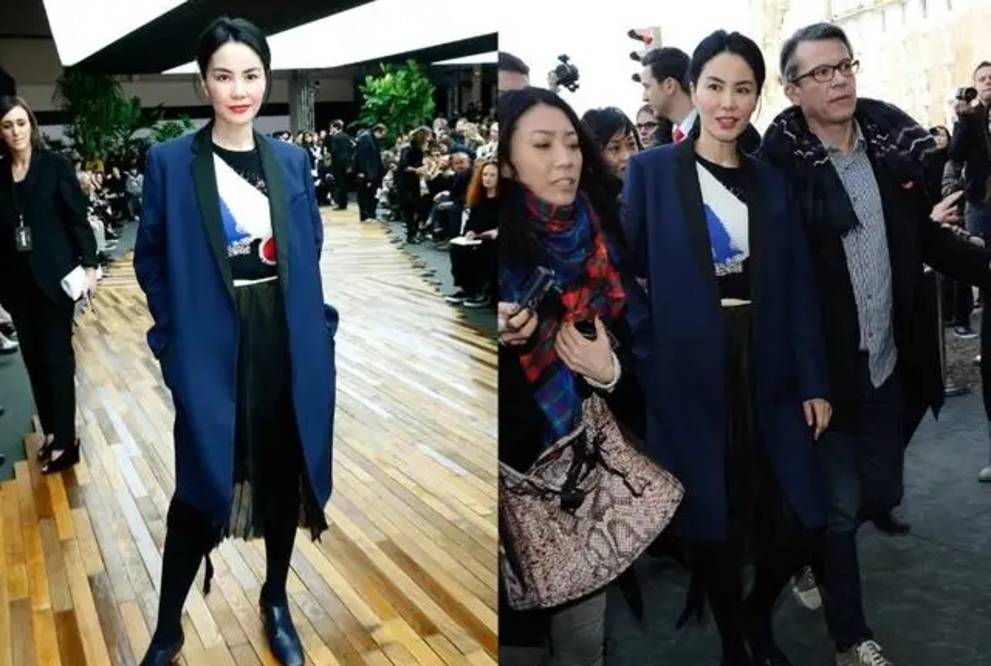 原创网友晒出王菲和好友的近照一副岁月静好的模样53岁保养得很好