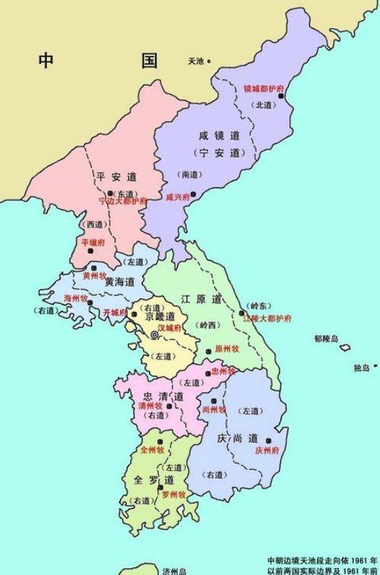 为什么朝鲜比高丽领土多出东北一角是明朝割让给朝鲜的吗