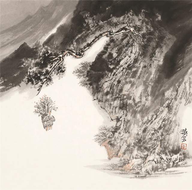 李晓松 | 案头随笔_cm_纸本_山水画