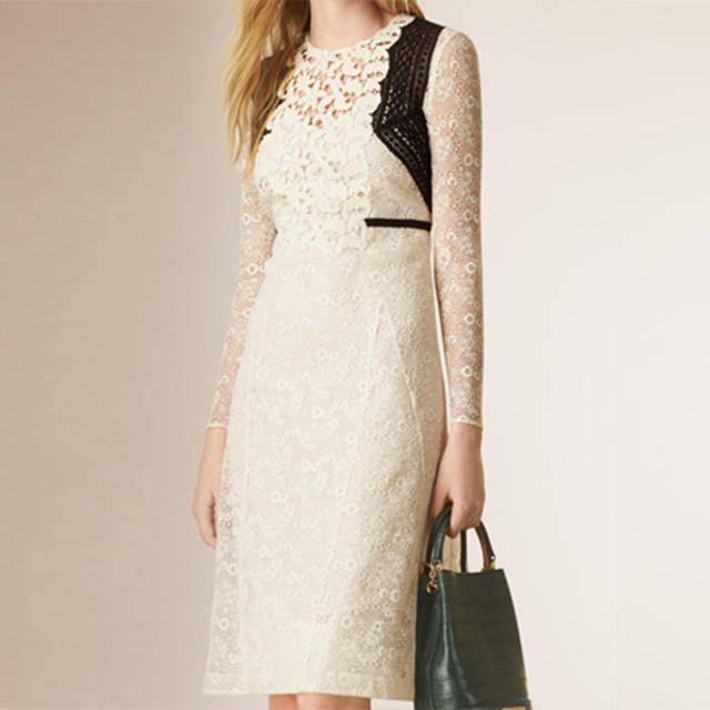 加点 衣服、裙子这么单调,不如加点“蕾丝”元素,上身优雅洋气又高级