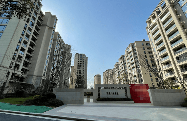 众安西溪未来里规划人行入口实景图目前小区的南车行入口与岸上蓝山