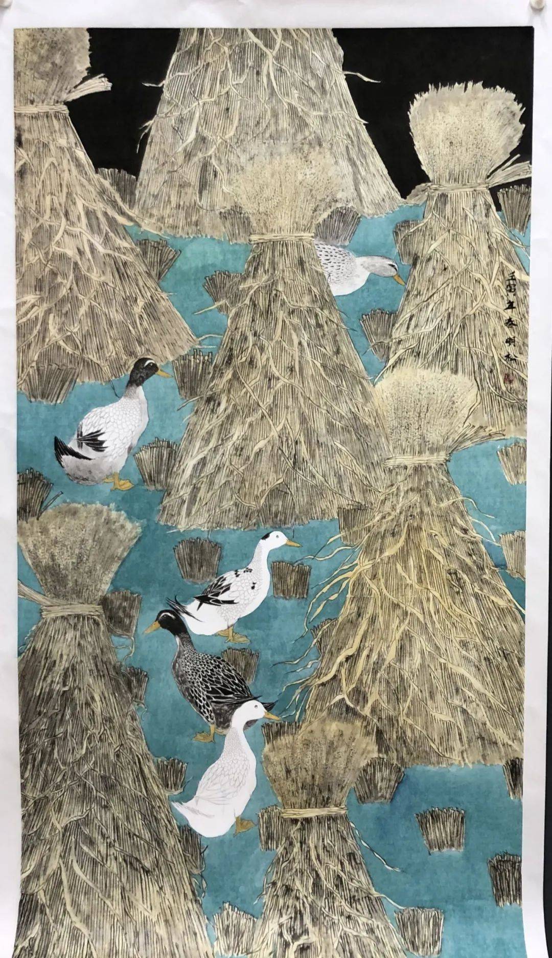 杨明松写意虎画大气凛凛威震山河