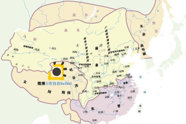 原创五胡十六国前秦的面积大于秦朝苻坚的统一大业为何会失败