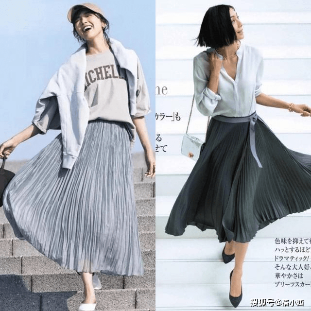 帆布鞋 春夏穿裙子,别总盯着黑白灰,多穿这3种搭配,高级感扑面而来