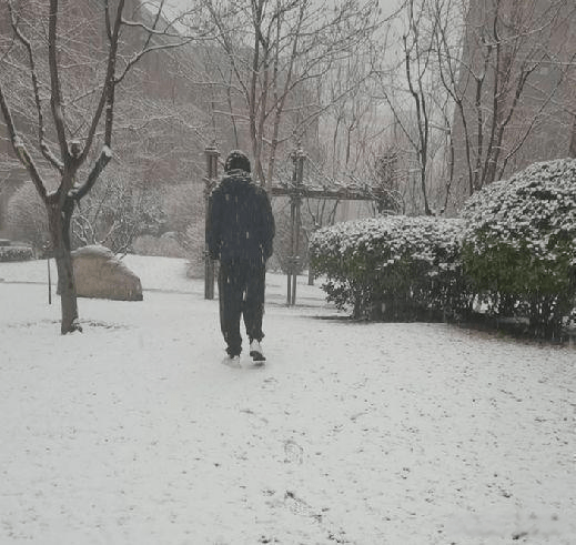 声誉|潘长江卖酒事件后晒近况，独自走在雪中眼神忧郁，背景凄凉显落寞