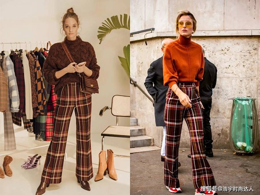 黑色 30岁以上女人穿毛衣搭配这条裤子,时髦高级,整个秋冬又美又暖