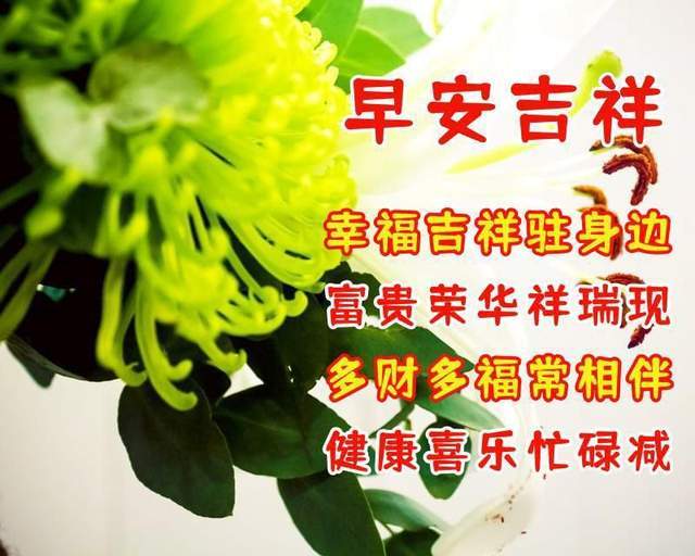 3月24日早上好溫馨問候語,願幸福如意恆久遠!_平安_吉祥_好運