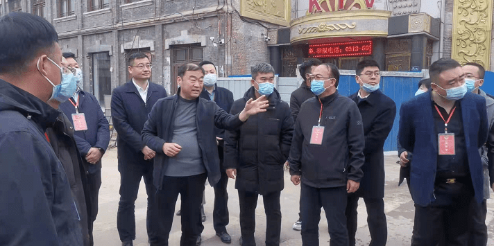 河北保定莲池区政协视察老旧小区改造工作