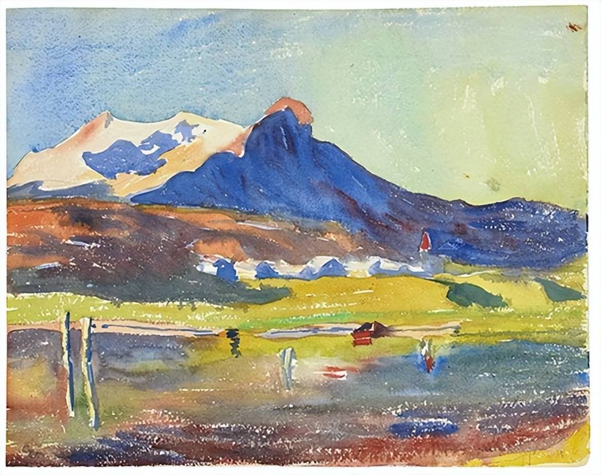 从分裂主义到印象主义的瑞士画家贾科梅蒂油画作品