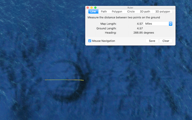 研究人员称通过Google Earth发现了沉没的UFO