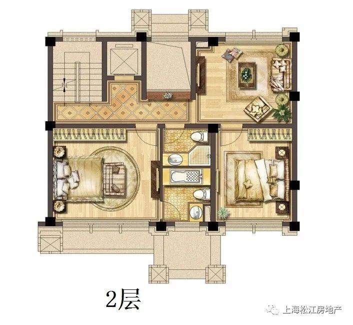 华亭首府联排边套402平,一手现房!高品质小区现房