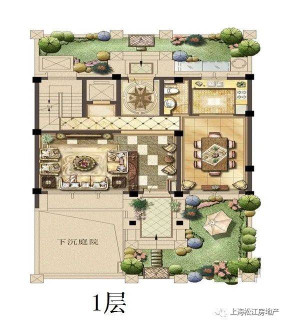 华亭首府联排边套402平,一手现房!高品质小区现房