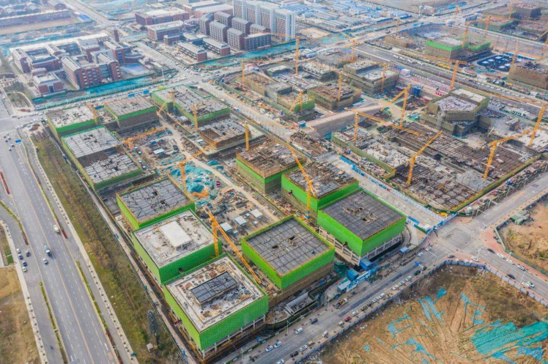 中原科技城最新航拍!郑州做强新一线城市的"王牌"_启迪_产业_人工智能