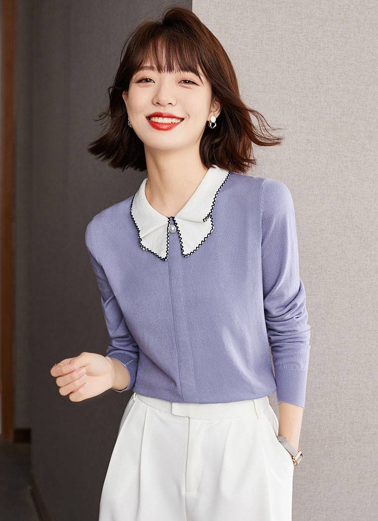 属性 春季小香风T恤，秒变都市丽人，温柔优雅的气质更是迷人