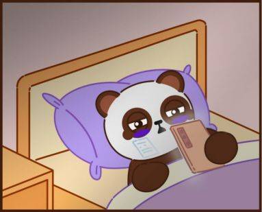 今天让咖咖熊来告诉你!_睡眠_时间_手机