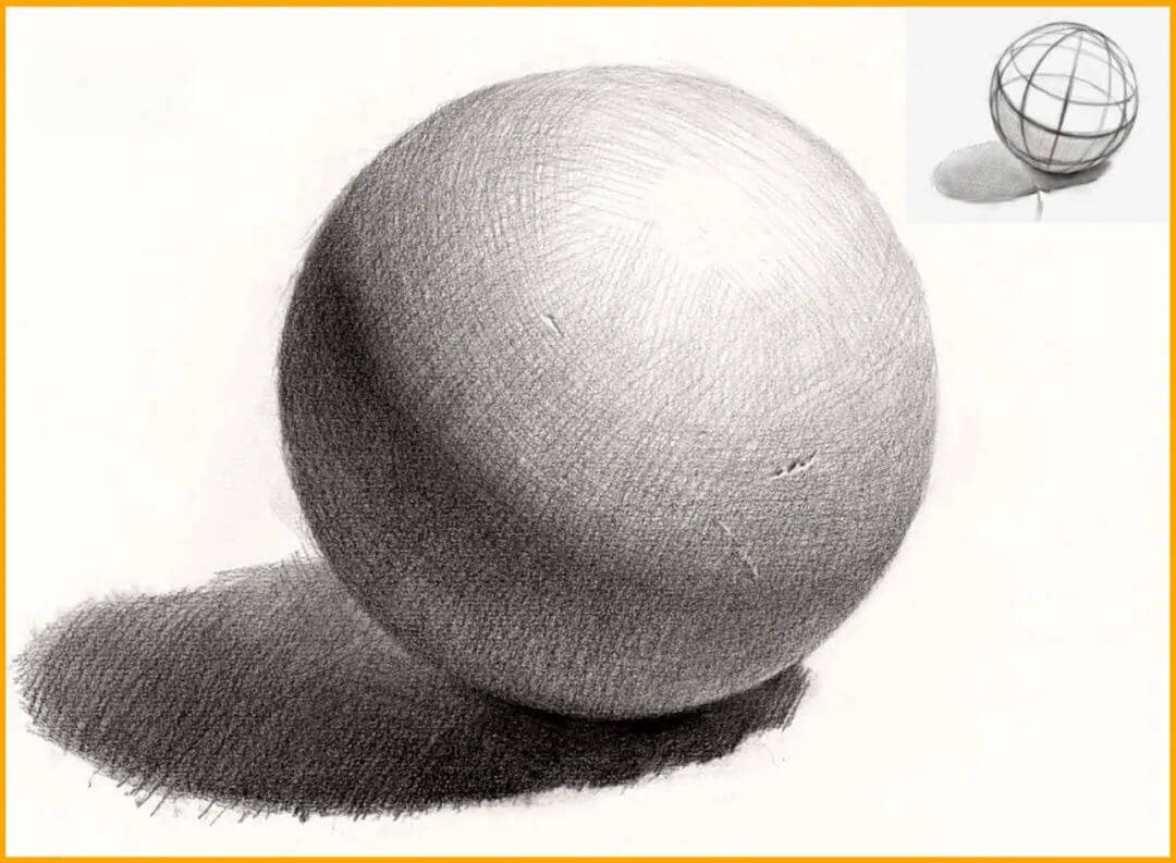 这些绘画技巧北京画室考生要知道!_球体_投影_圆形