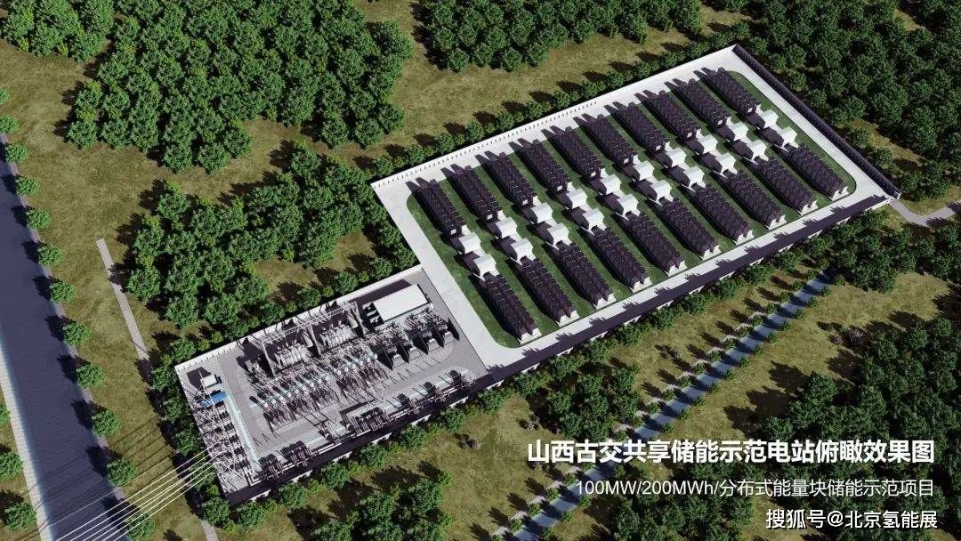 古交市2022年重大项目集中开工仪式能量块储能系统绽光芒