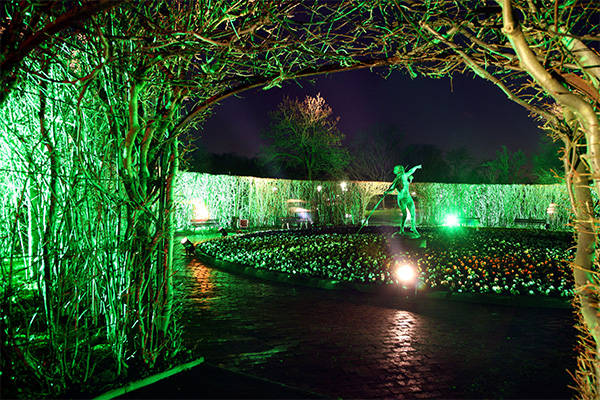 绿化景观亮化工程要采用多种照明方式及手法