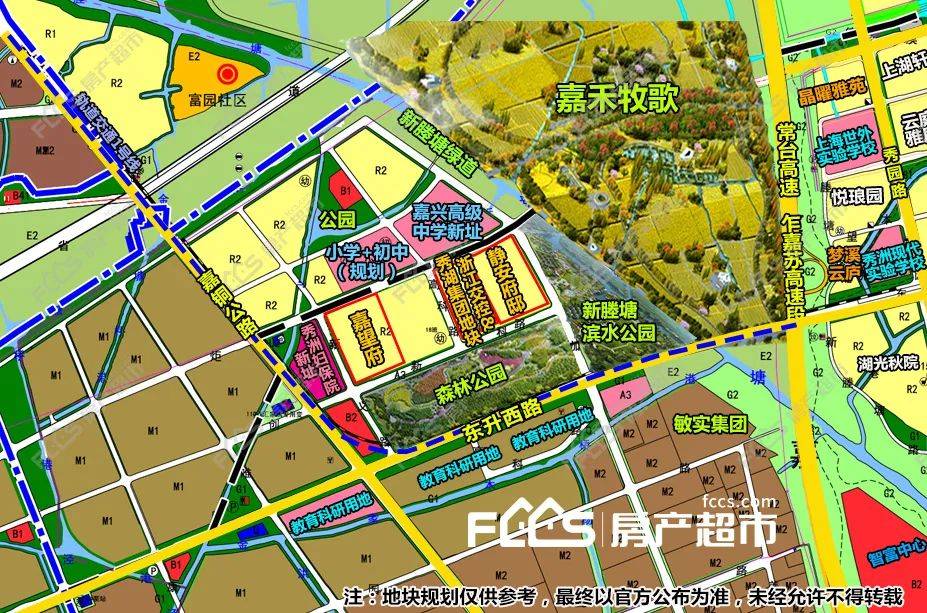 嘉兴主城新势力从用地规划看城市未来