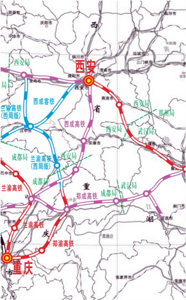 银渝高铁宝鸡北站图片