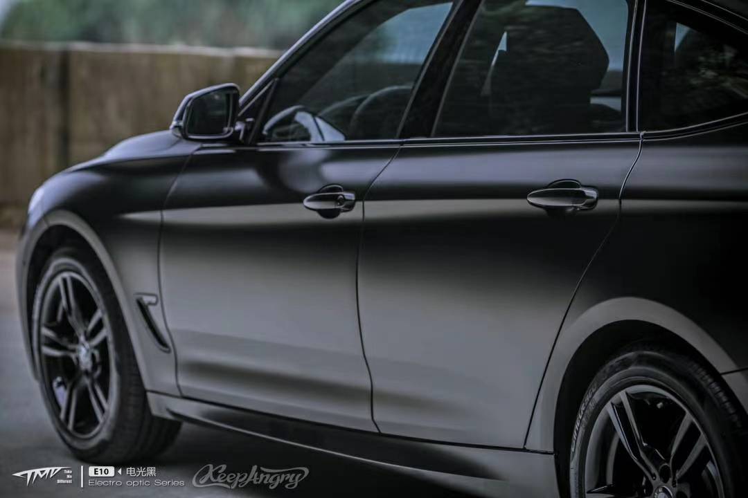 夜空里最闪耀的星tmd潮牌宝马3系gt电光黑改色膜