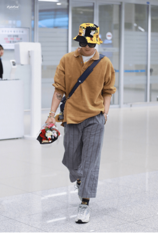 原创宋旻浩的时尚我不懂日常感觉俗气的围巾包头竟然能穿出嘻哈感