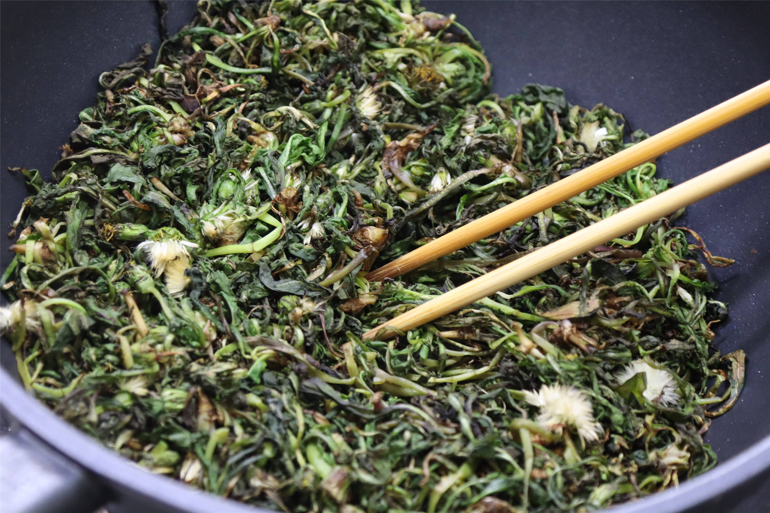 原创自制蒲公英茶直接晒可不行记住晒蒸炒3步降火效果更好