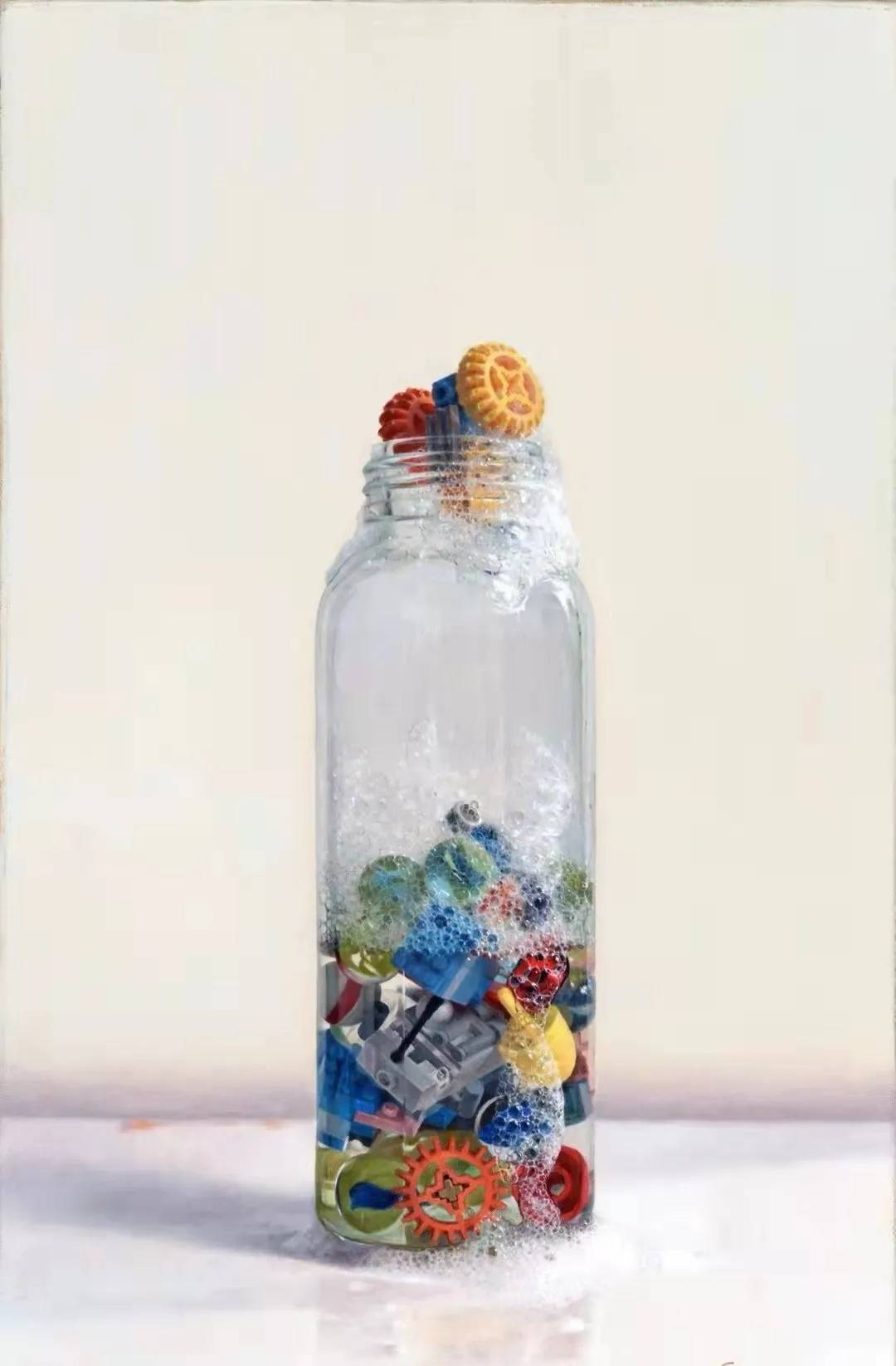 超写实油画作品蔡杰