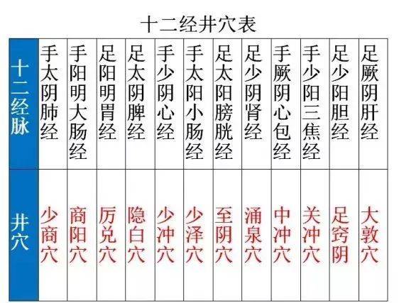 十二井穴调节人体健康的重要作用