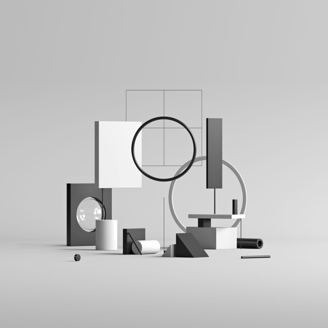 人们的视线回归到设计本身,原来单一的几何造型通过组合竟能产生