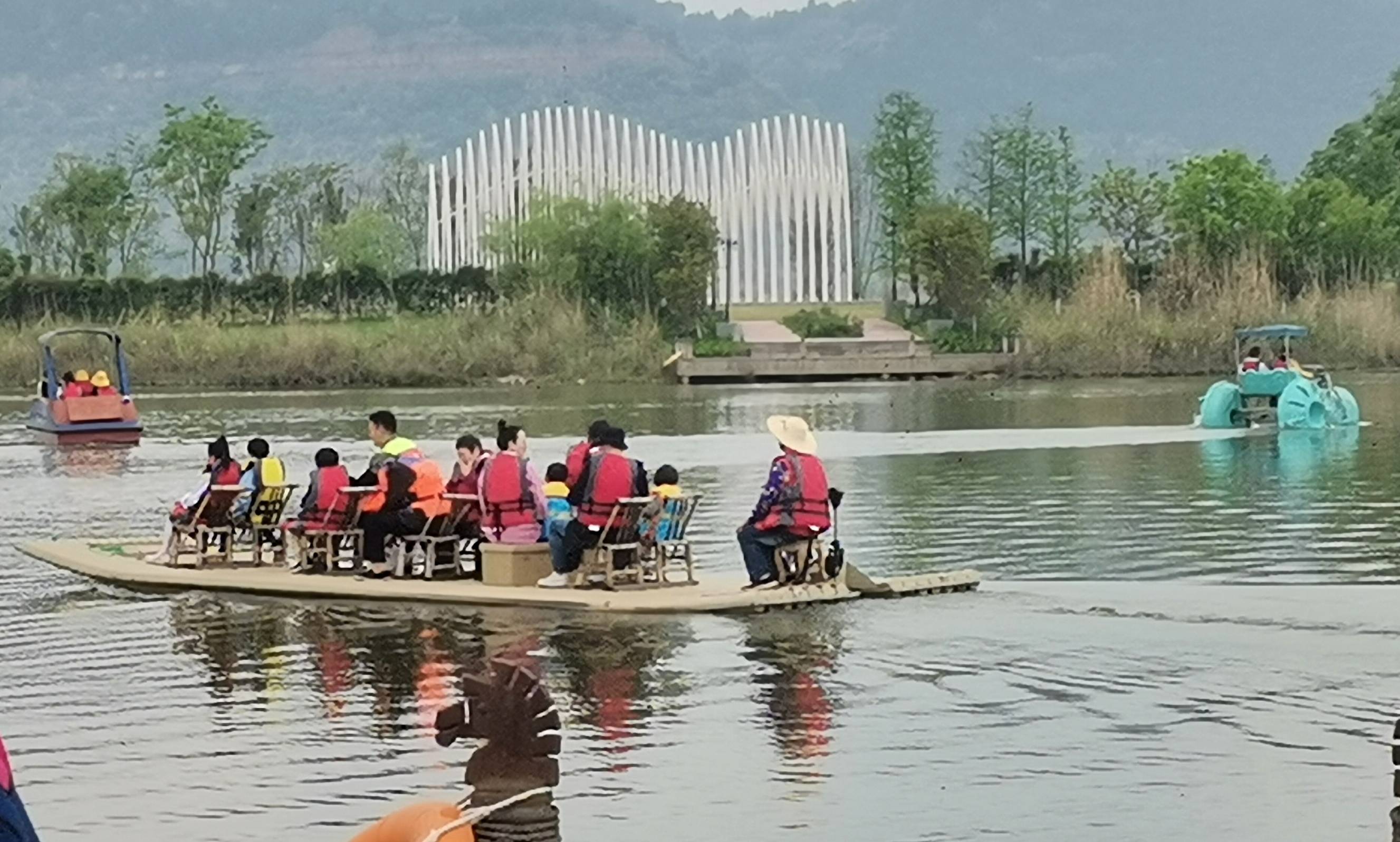 南充鳳儀灣成為旅遊休閒好去處