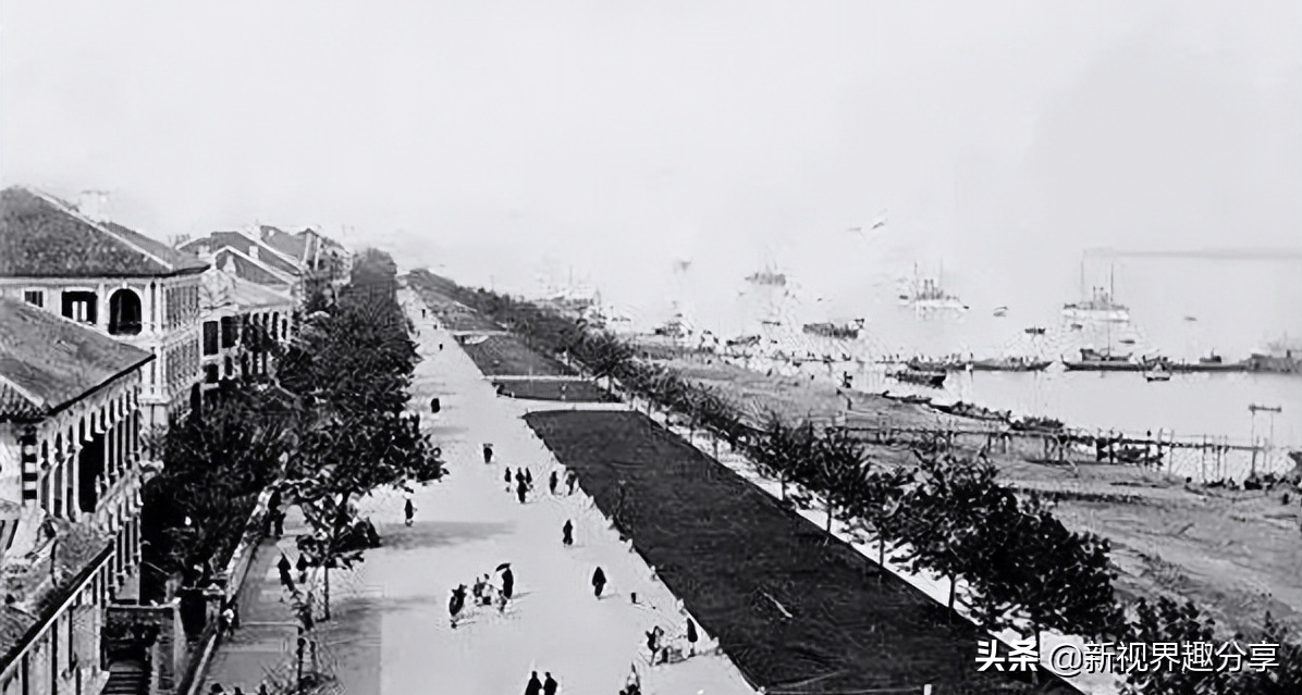 19世纪的汉口江滩你见过什么样吗码头经济繁荣船只比人多
