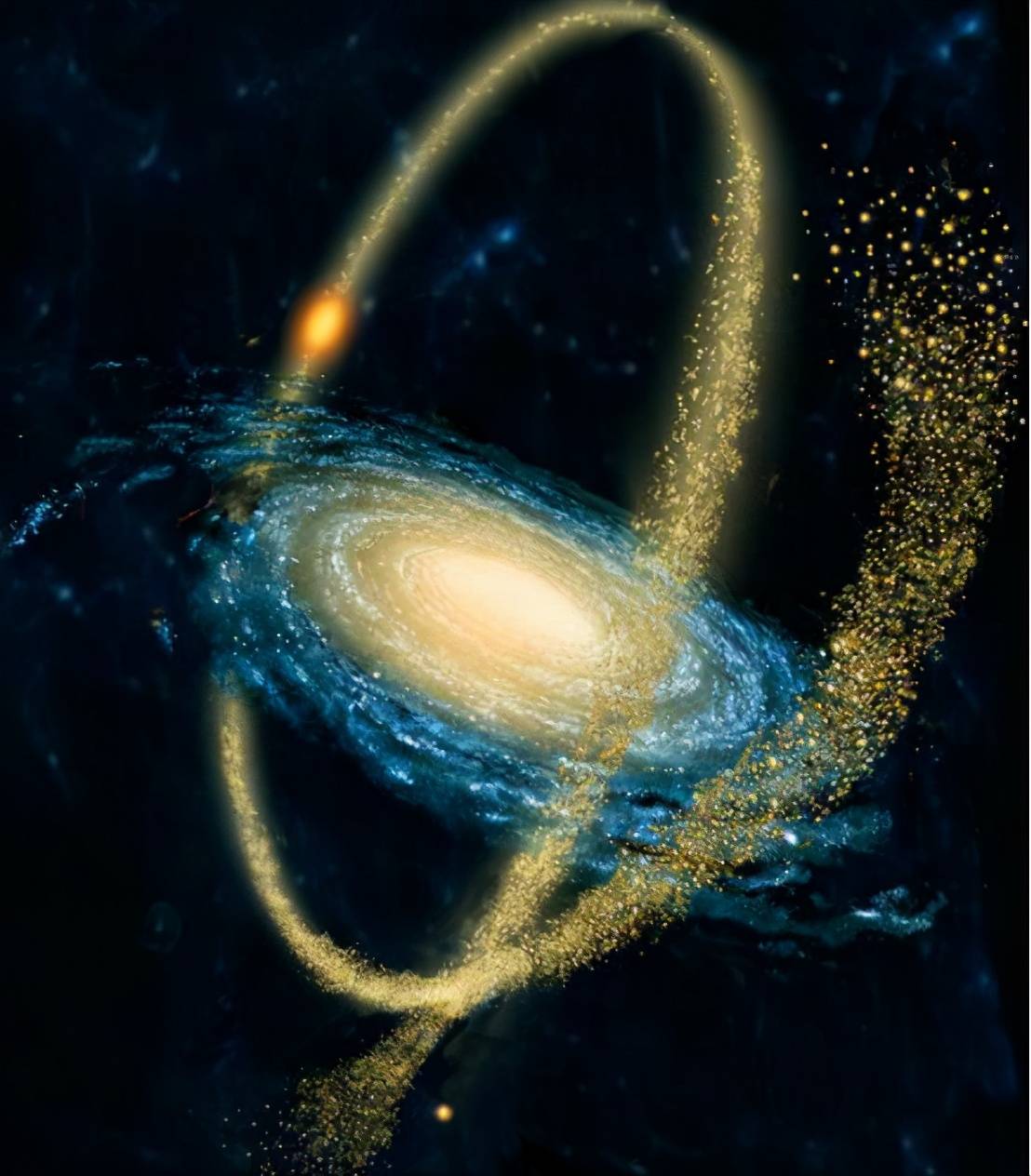 银河系闪耀星扩张图片