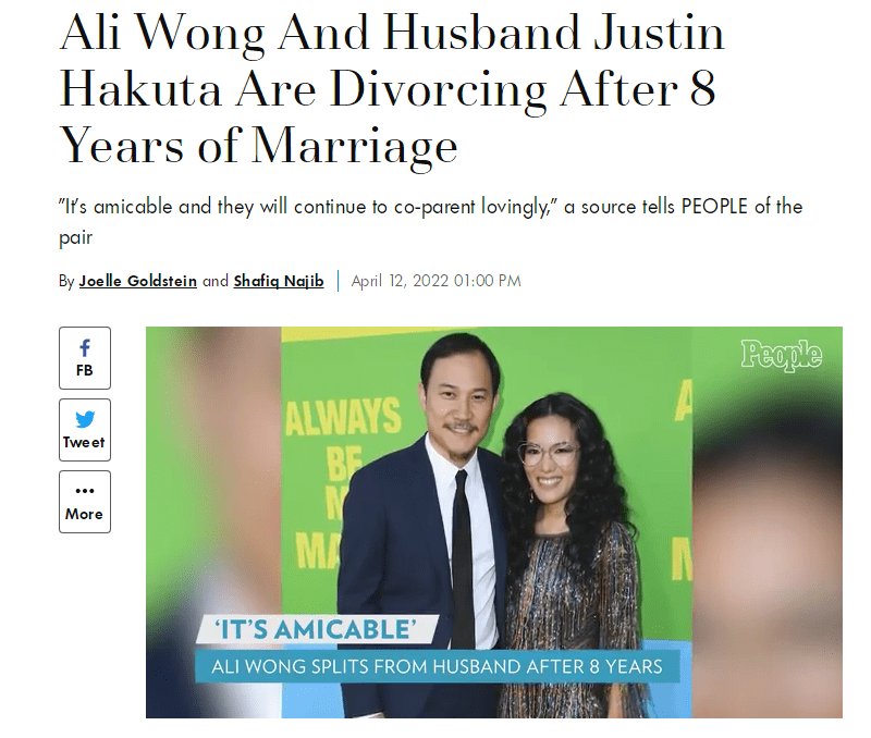 單口喜劇演員aliwong離婚