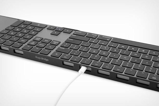 Magic Bridge  combina tu teclado Apple y trackpad en un "Super Keyboard"