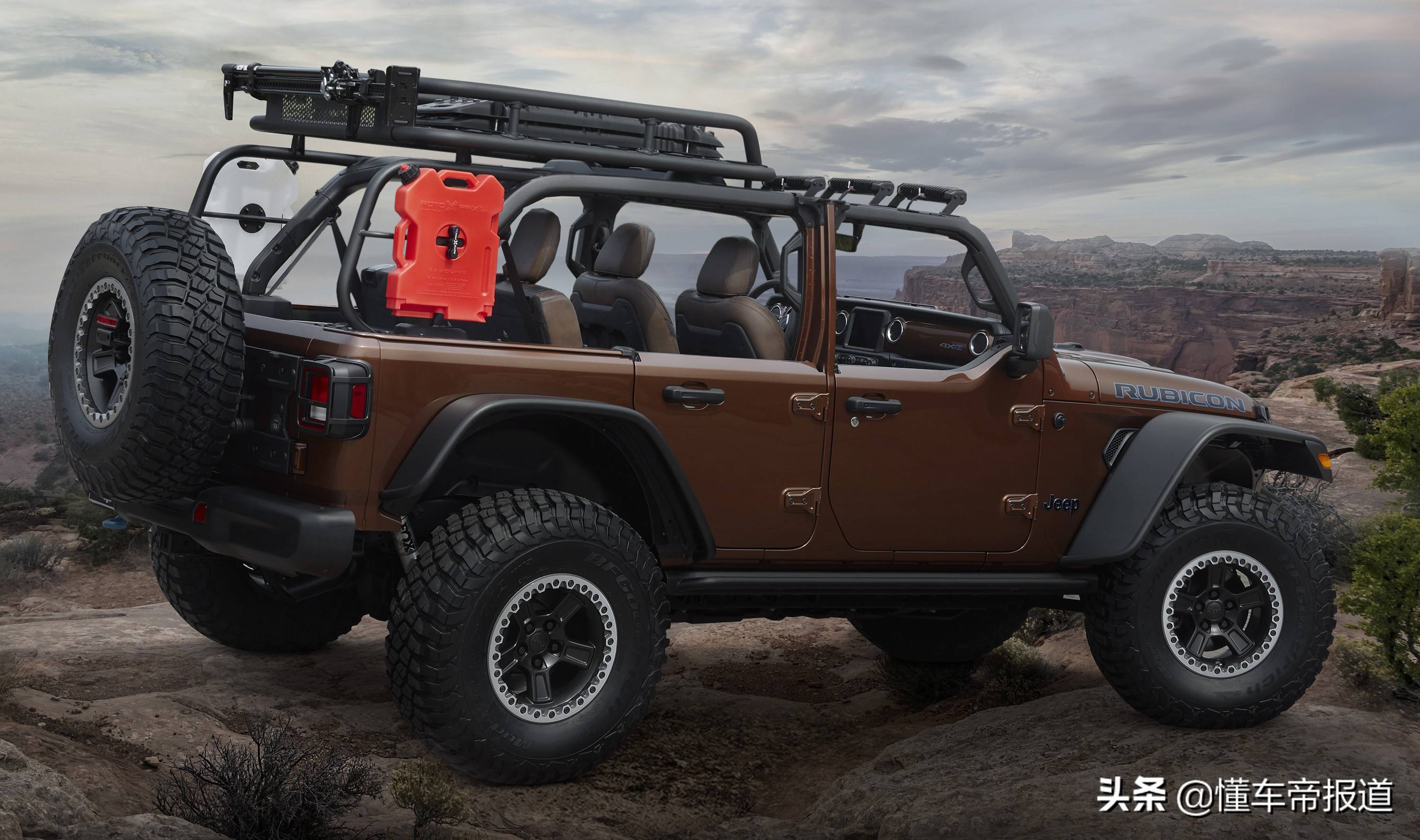 基于牧马人角斗士开发jeep多款硬派越野新车发布