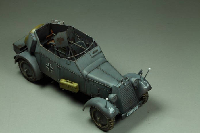 kfz1314轮式装甲车简陋到极致却是德国民用到军用的重要过渡