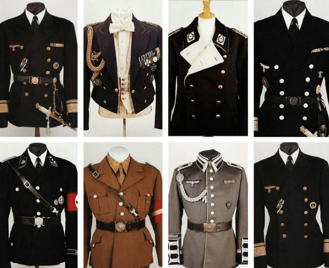 希特勒设计的军服图片