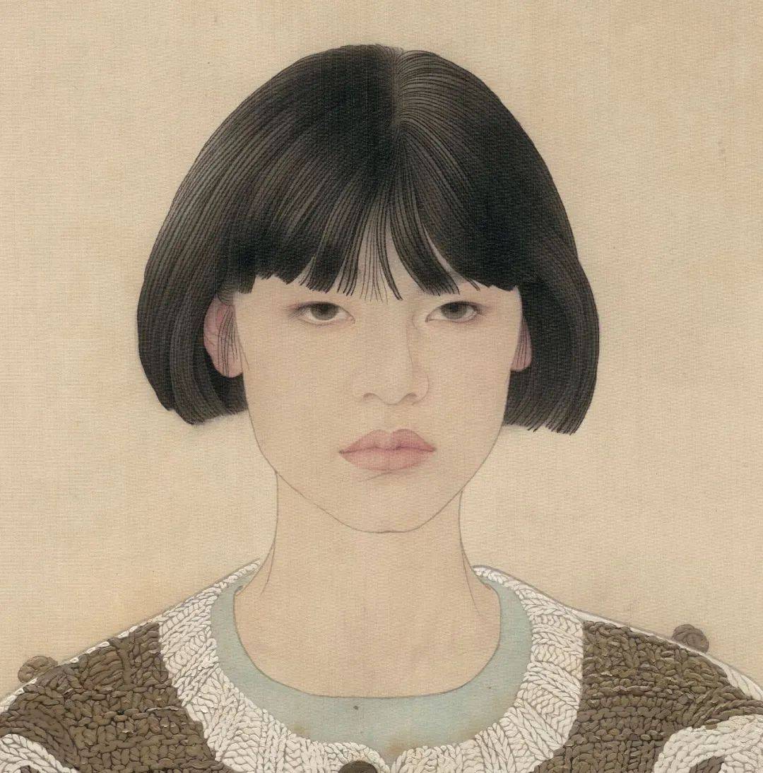 又具有东方人的独特神韵_工笔画_代表作品_cm