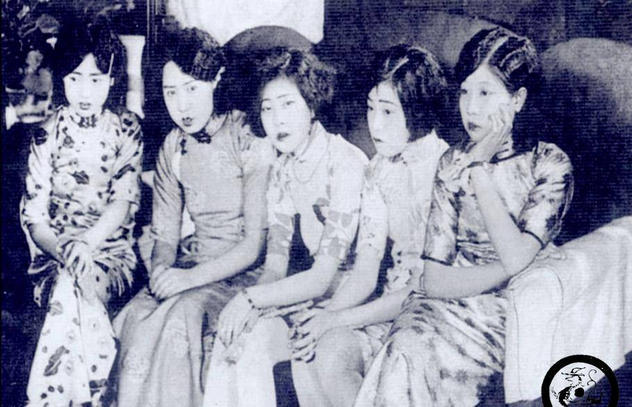 民国时期的青楼女子老照片图四很漂亮图九行为让人不齿