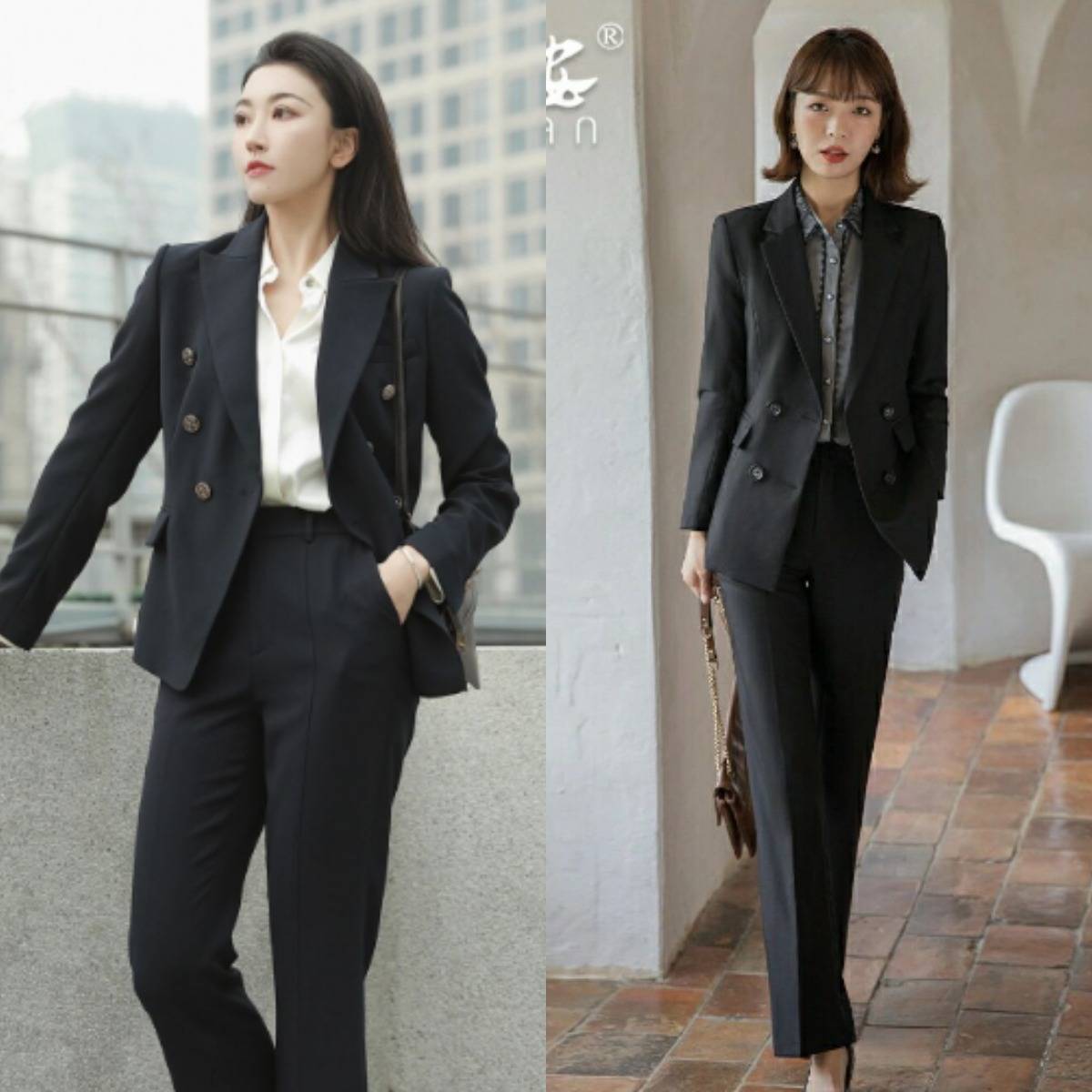 "衬衫 西裤"太单调?5个职场穿搭思路,凸显魅力与气质_造型_西装_女性
