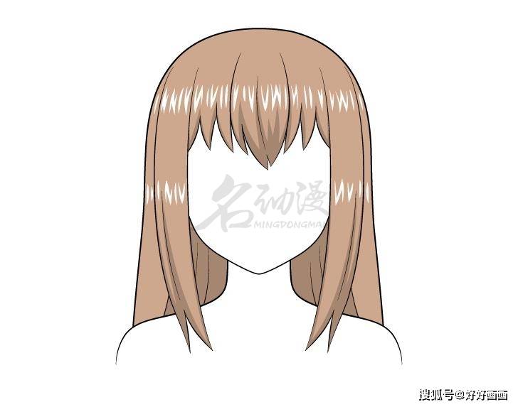 头发着色有什么绘画技巧