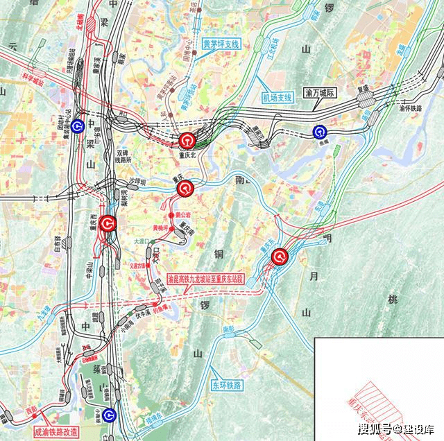 重庆沿江高铁线路图图片