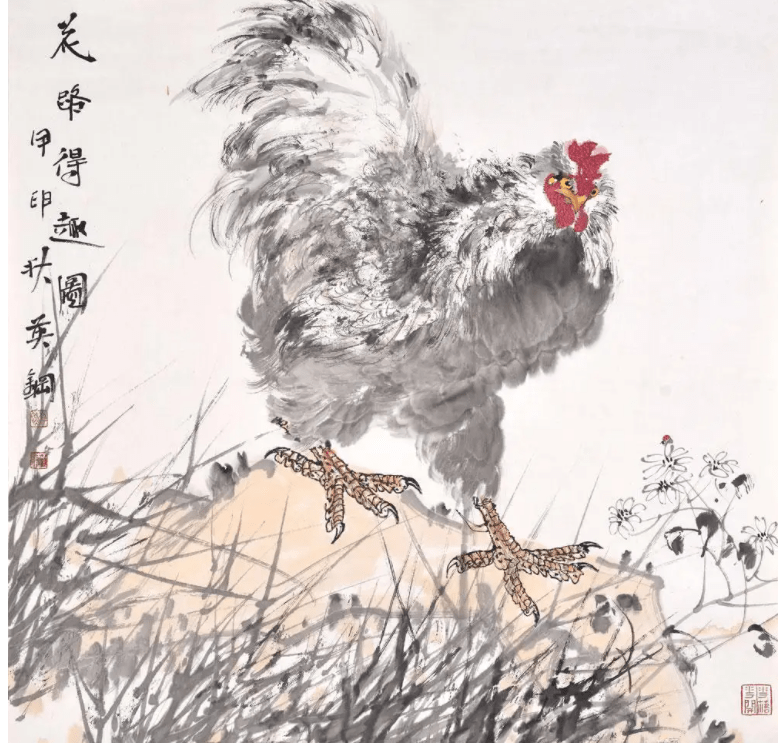 中国画家以心关照万物,时代的变革是挑战也是机遇,伯揆的写意花鸟作品