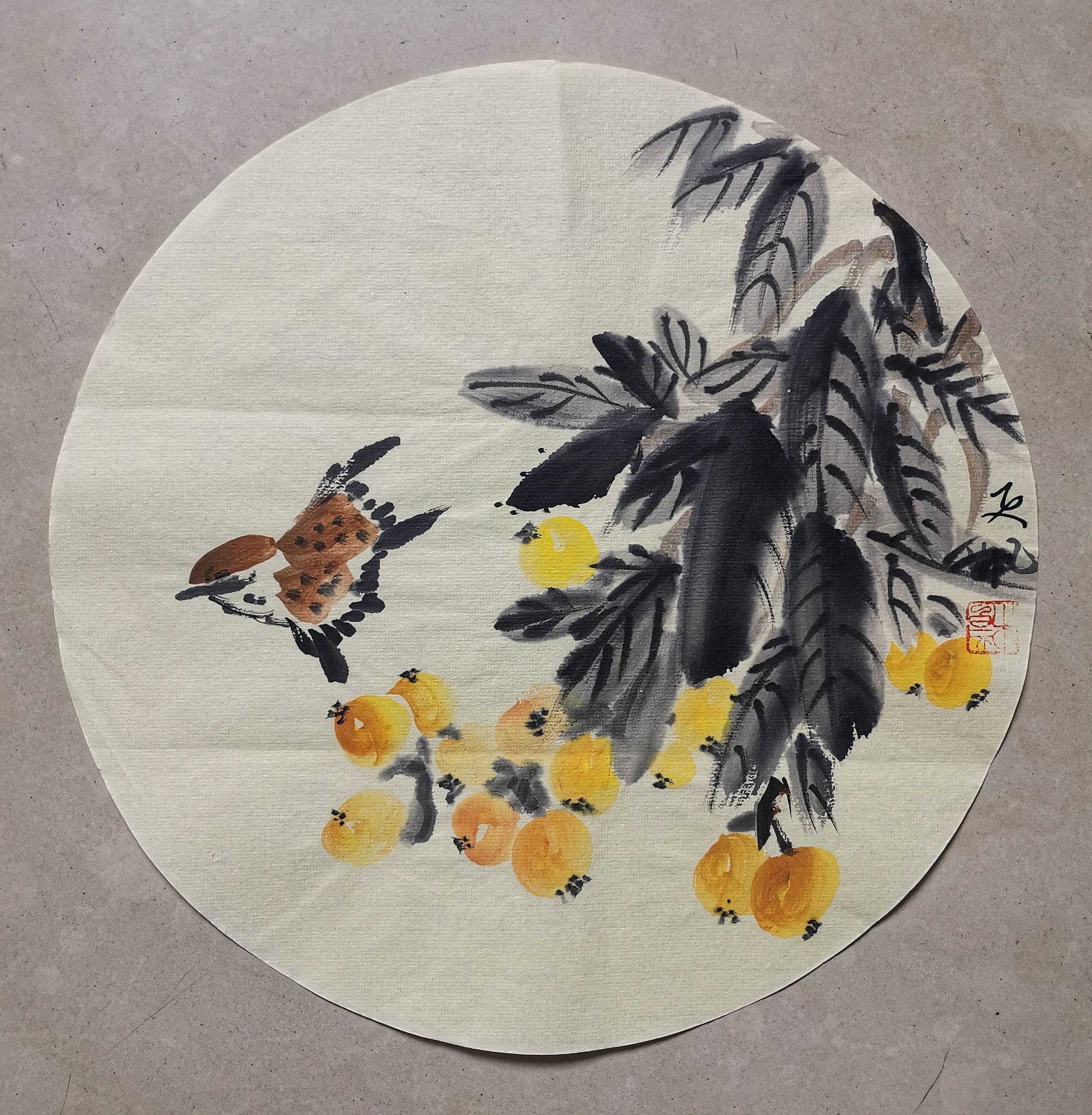 杨飞帆中国扇面画作品欣赏
