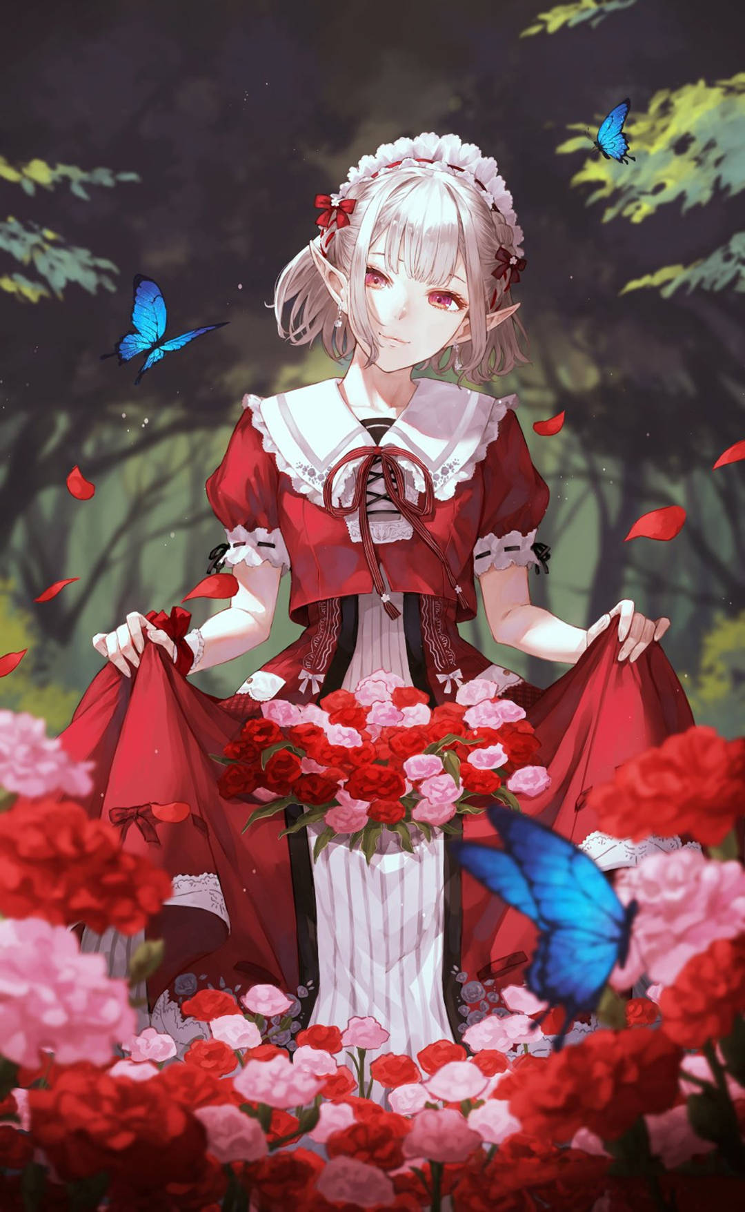 原创风情十足眼眸有故事的美少女插画用色柔和画风淳厚且饱满