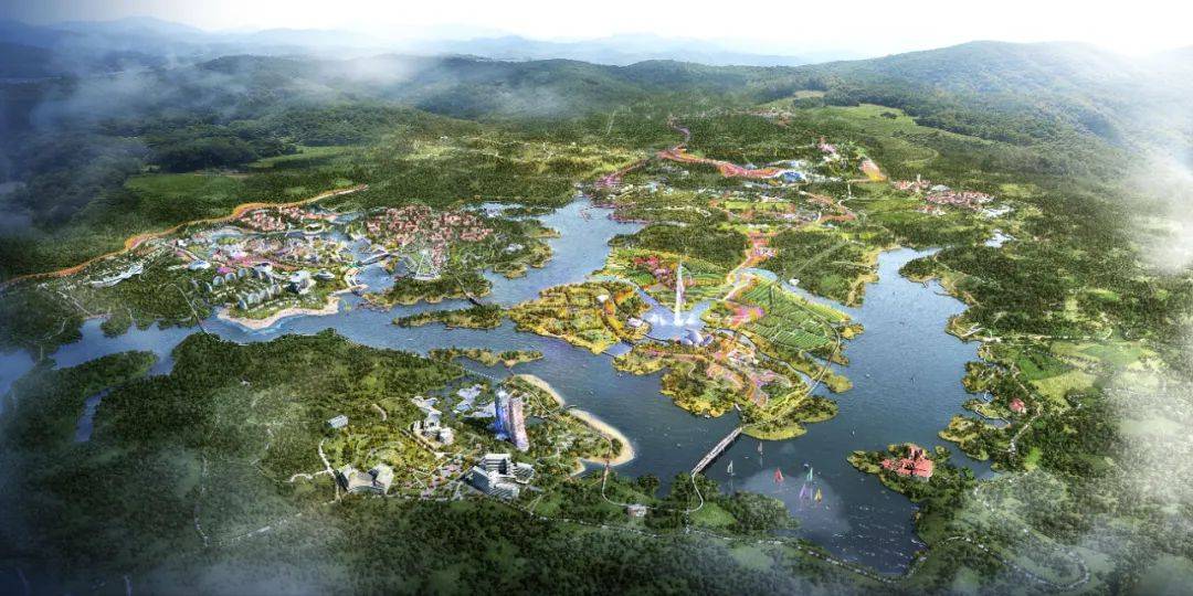 文成亿联天顶湖国际旅游度假区项目正式开工