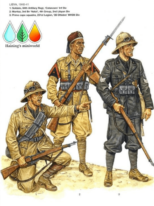 原创二战北非战役意大利一言难尽的卡尔卡诺m1891式步枪