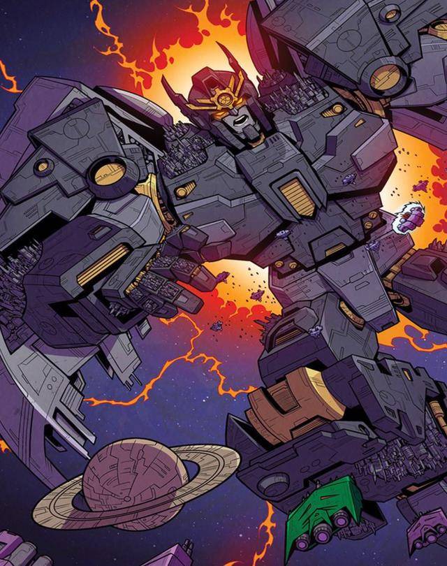 原创变形金刚宇宙金光闪闪的塞伯坦创世者元始天尊造型重涂