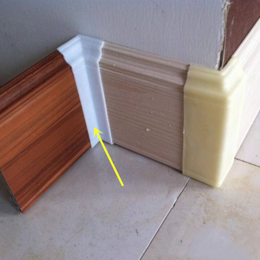 原创还是老师傅机智不装门套踢脚线这样收口衔接漂亮施工也简单